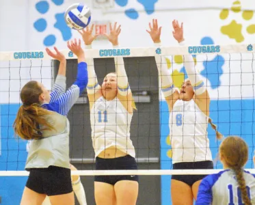 Tyler shakes off first set, takes down Frontier